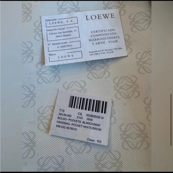 Loewe Anagram Tote Bag with Authentication card - Picture 13 of 13
